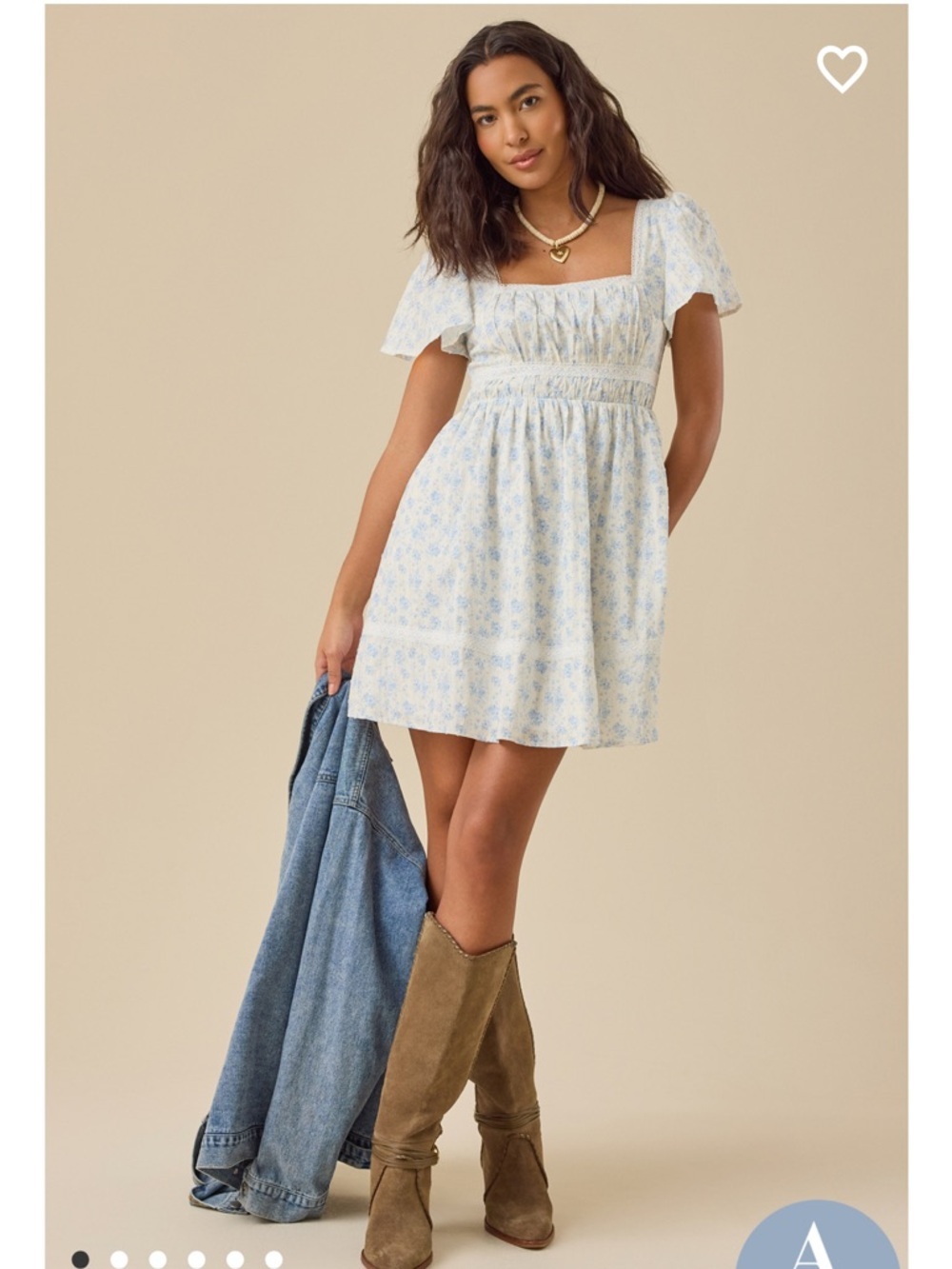 Mattie Flare Dress New with Tags Altar’d State - Picture 1 of 6
